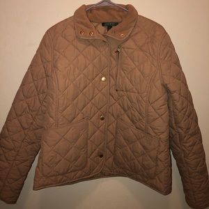 Ralph Lauren Tan Quilt Jacket